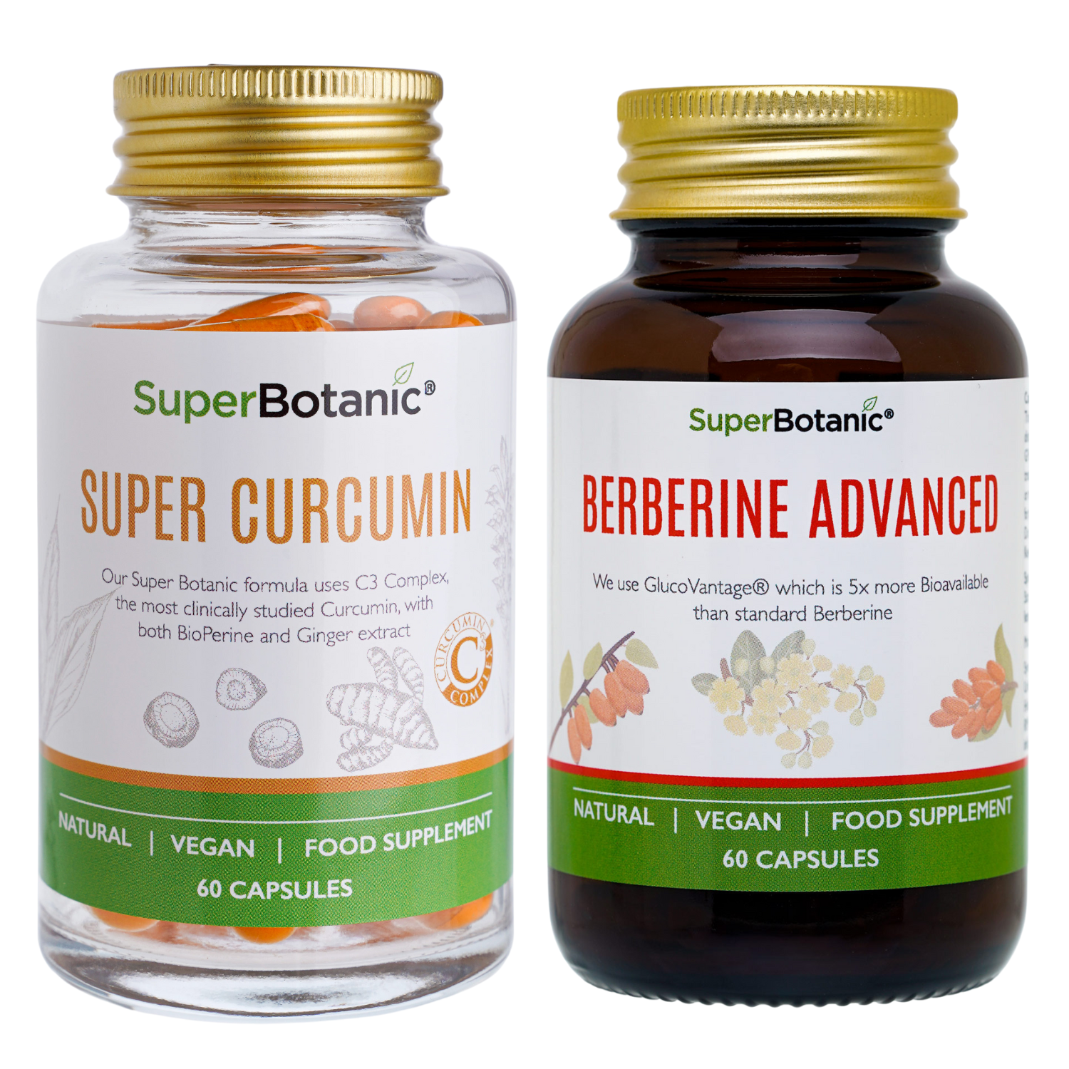 Longevity Duo: Super Curcumin &amp; Berberine Advanced