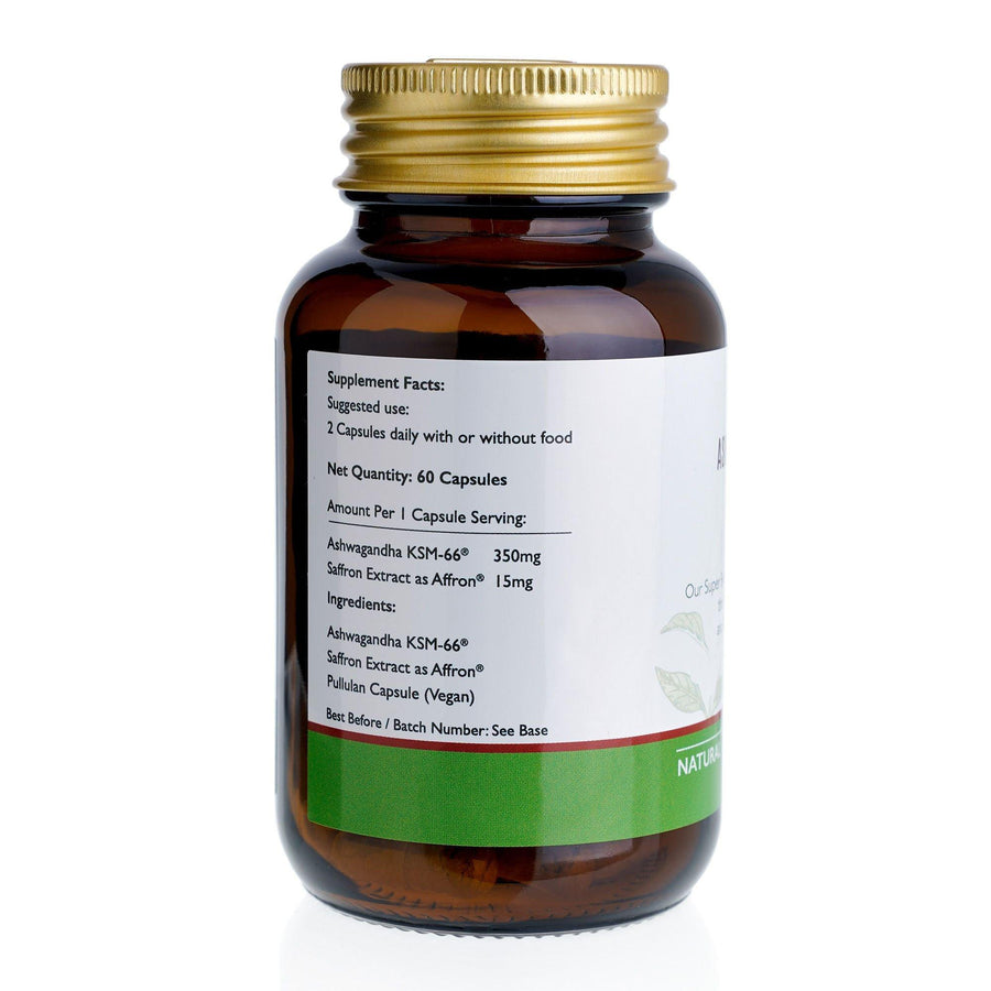 Improved Mood & Sleep - Ashwagandha KSM-66® + Saffron Extract®